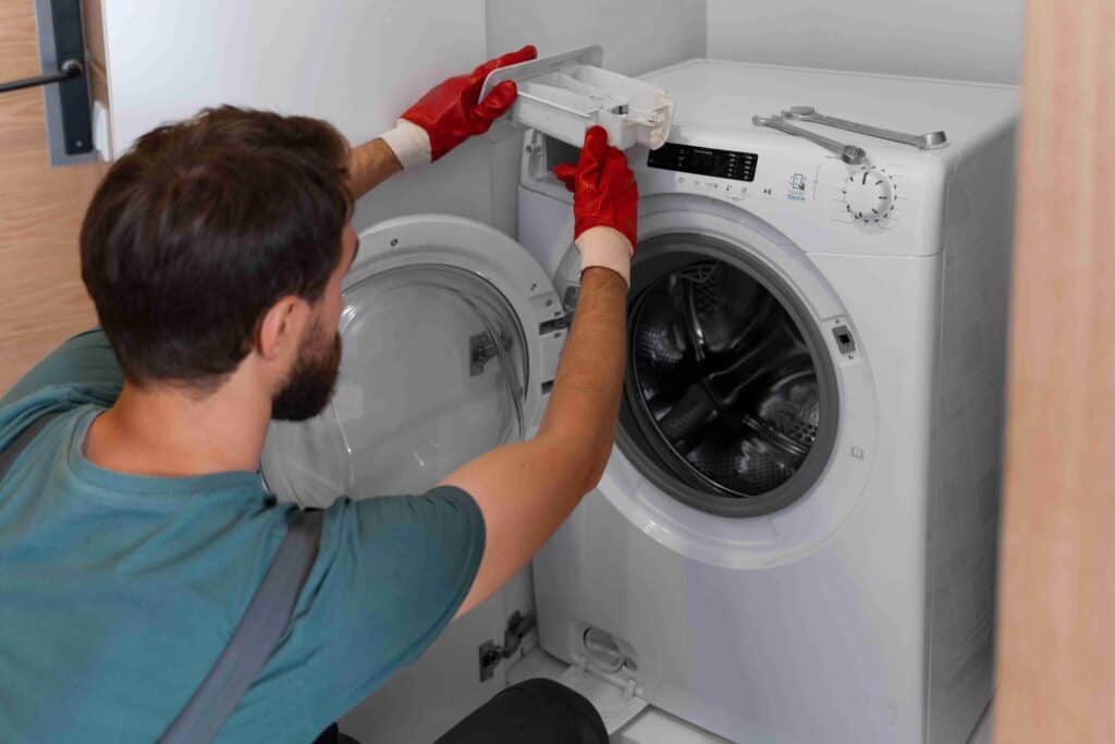 washing machine repair service by professional technician
